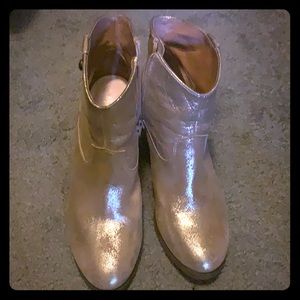 Gold boots